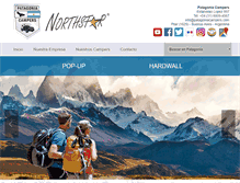 Tablet Screenshot of patagoniacampers.com